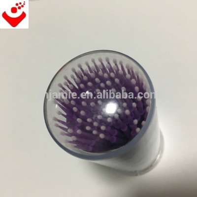 plastic micro brush eyelash applicator dental brush applicator